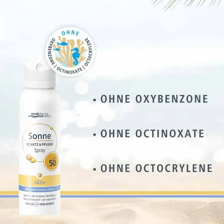 Medipharma Cosmetics Lsf 50+-Sonne Schutz & Pflege Aktiv Aerosol-Spray LSF 50, 150 ml