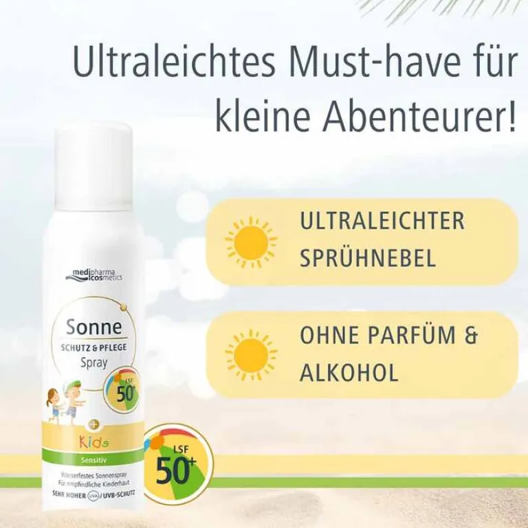Dr. Theiss Sonne Schutz & Pflege Spray Kids LSF 50 + , 150 ml-Kinder Lsf 50+|Kinder & Baby