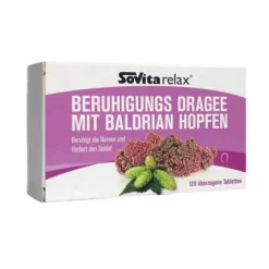 Sovita Beruhigungsmittel-relax Beruhigungs Dragee mit Baldrian Hopfen, 120 St