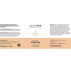Spermidinplus Spermidin-Spermidin Ursprung Kapseln, 60 St
