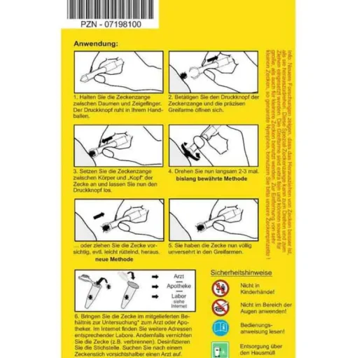 Pharma Brutscher Spezial-Zeckenzange, 1 St- Zeckenpinzetten|Zeckenentferner