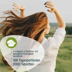 Spirulina 500 mg Bio Naturland Tabletten, 2000 St^GSE Best