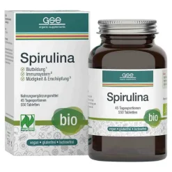 GSE Spirulina 500 mg Bio Naturland Tabletten, 550 St- Spirulina|Sonstige Bio Produkte