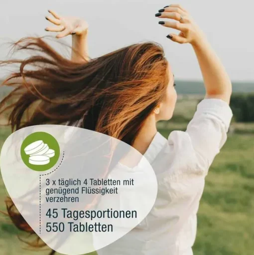 GSE Spirulina 500 mg Bio Naturland Tabletten, 550 St- Spirulina|Sonstige Bio Produkte