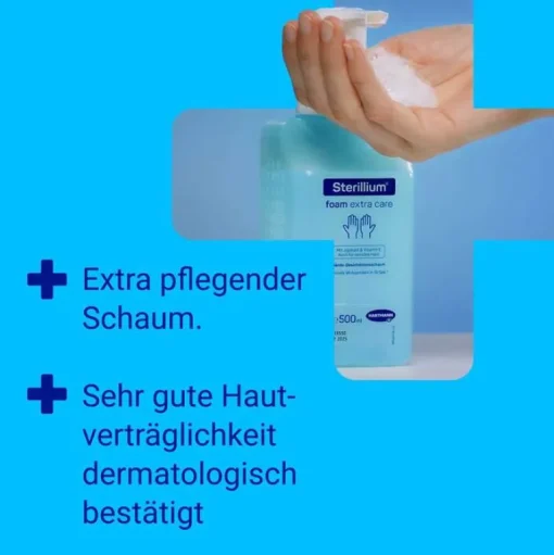 Sterillium foam extra care Händedesinfektion, 500 ml- Händedesinfektionsmittel