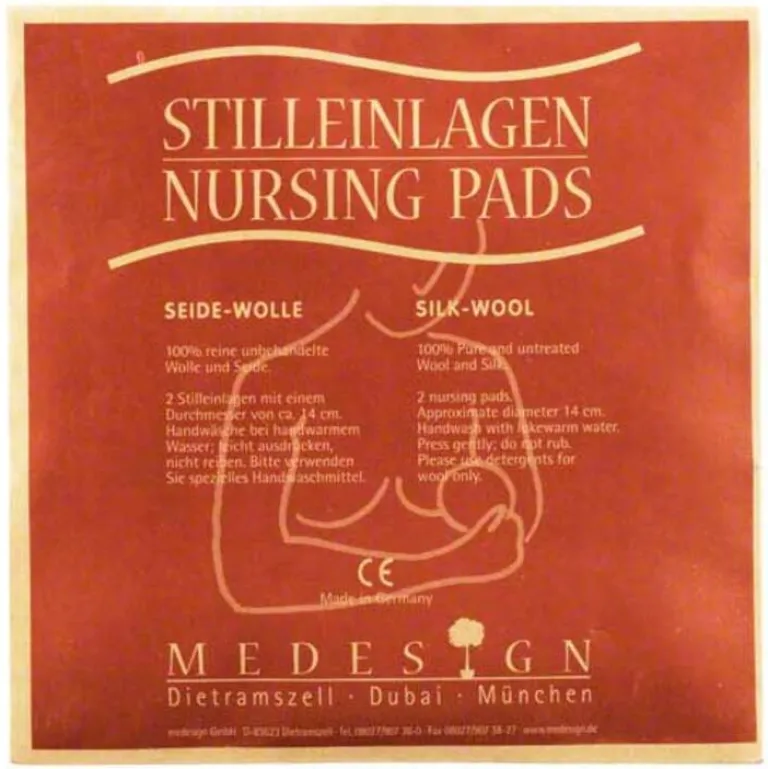 Medesign Stilleinlagen-Stilleinlagen Seide / Wolle, 2 St