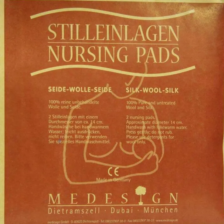 Medesign Stilleinlagen-Stilleinlagen Seide / Wolle / Se, 2 St
