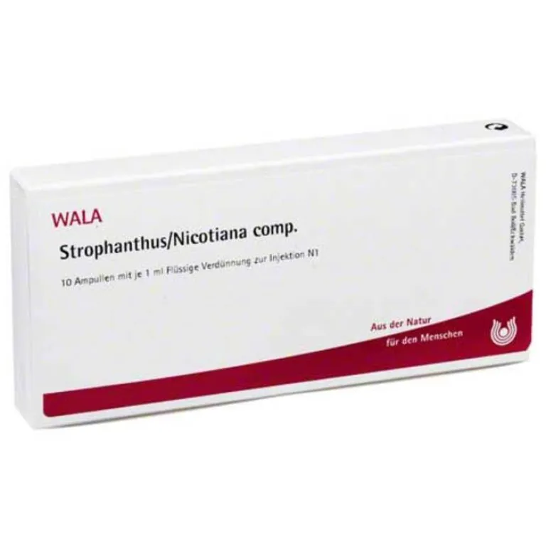 Wala Strophanthus / Nicotian comp. Ampullen, 10X1 ml- Herz, Kreislauf & Venen