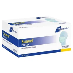Suavel Mundschutz-Protec OP-Maske 3lagig Typ II blau, 50 St