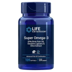 Life Extension Europe Super Omega-3 EPA / DHA Weichkapseln, 120 St- Omega 3 Kapseln