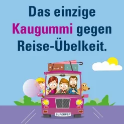Superpep Mittel Gegen Durchfall & Erbrechen|Übelkeit & Erbrechen-® Reise Kaugummi-Dragées, 20 St