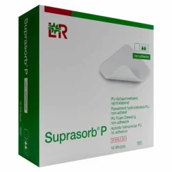 Suprasorb P PU-Schaumv.7,5x7,5 cm nicht klebend, 10 St- Wundverband