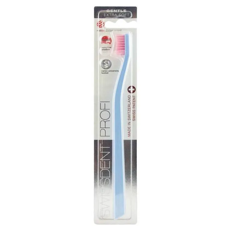 Swissdent Zahnbürsten-Gentle classic Zahnbürste hellblau / hellpink, 1 St