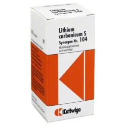 Kattwiga Synergon 104 Lithium carbonicum S Tabletten, 100 St- Kattwiga