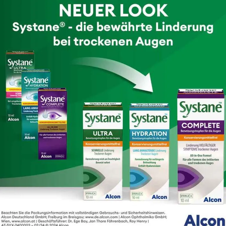 Systane ® COMPLETE ohne Konservierungsmittel, 10 ml- Augentropfen Trockene Augen
