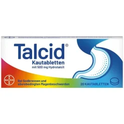 Talcid Kautabletten, 20 St- Sodbrennen Medikamente|Magentabletten