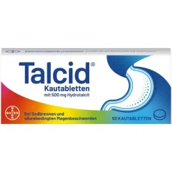 Talcid Sodbrennen Medikamente|Magentabletten-Kautabletten, 50 St