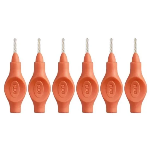 Flexi Interdentalbürste tangerine orange PHD0.8 / ISO1, 6X1 St^Tandex