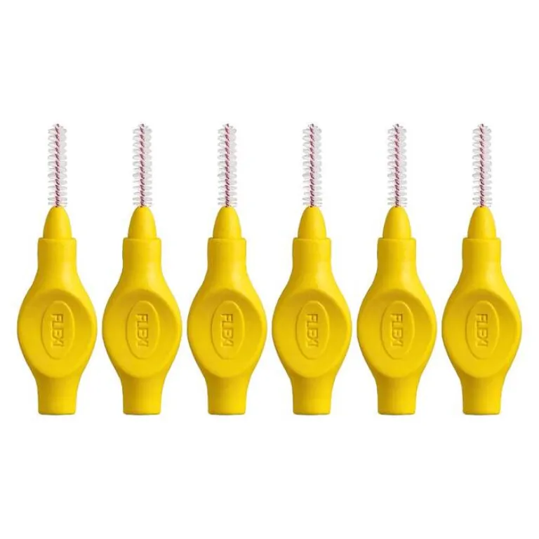 Flexi Interdentalbürste lemon yellow PHD1.1 / ISO3, 6X1 St^Tandex Clearance