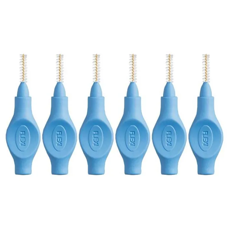 Tandex Flexi Interdentalbürste aqua blue PHD1.0 / ISO2, 6X1 St- Zwischenraumreinigung