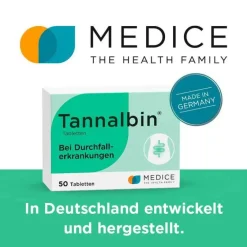 Tannalbin ® Tabletten bei Durchfallerkrankungen, 50 St-Kinder Mittel Gegen Durchfall & Erbrechen|Durchfallmittel