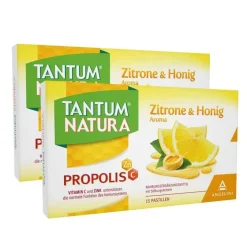 Tantum Natura Propolis-Propolis mit Orange & Honig Aroma, 2X15 St