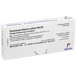 Weleda Taraxacum Stanno Cultum RH D 3 Ampullen, 8X1 ml- Leber & Galle