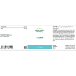 Taurin Kapseln, 120 St^Heidelberger Chlorella