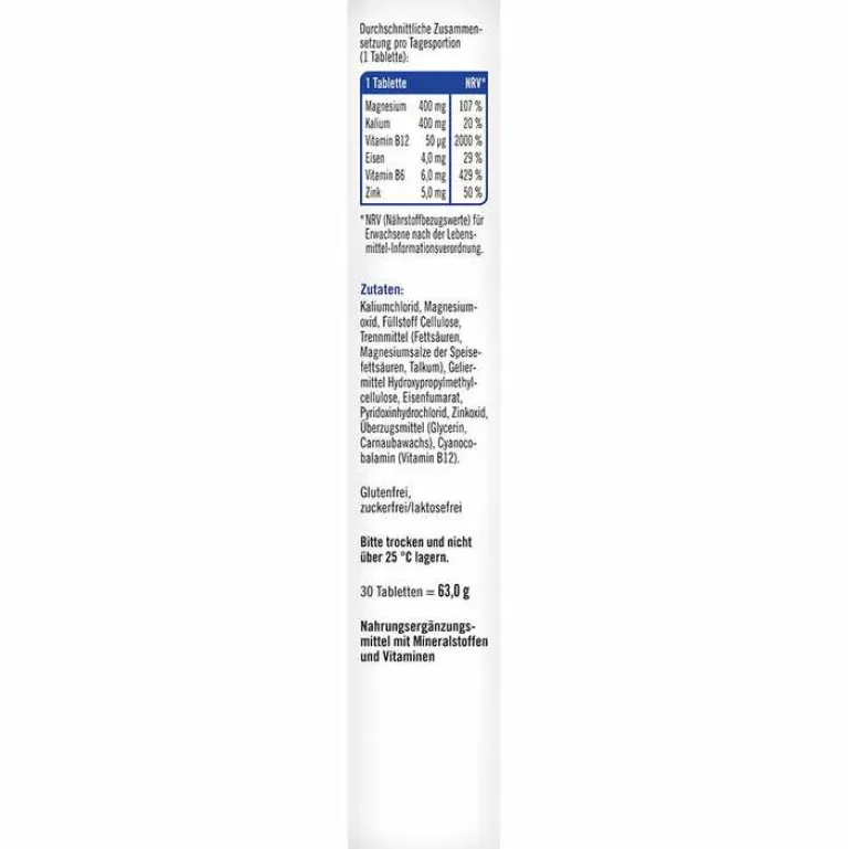 Taxofit Magnesium-Magnesium 400 + Kalium Depot Tabletten, 30 St