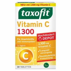 Vitamin C 1300 Tabletten, 30 St^Taxofit Discount