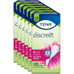 Tena ® discreet Ultra Mini Slipeinlagen bei Inkontinenz, 10X28 St- Ein- & Vorlagen