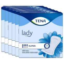 Tena Lady Windeln & Pants|Ein- & Vorlagen-super Einlagen bei Inkontinenz, 6X30 St