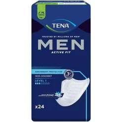 Tena ® MEN ACTIVE FIT Level 1 Einlagen bei Inkontinenz, 24 St- Ein- & Vorlagen