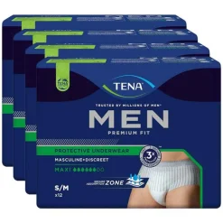 ® MEN PREMIUM FIT Pants Maxi S/M bei Inkontinenz, 4X12 St^Tena New