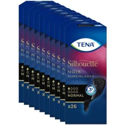 Tena ® Silhouette NOIR Normal Einlagen bei Inkontinenz, 10X26 St- Ein- & Vorlagen