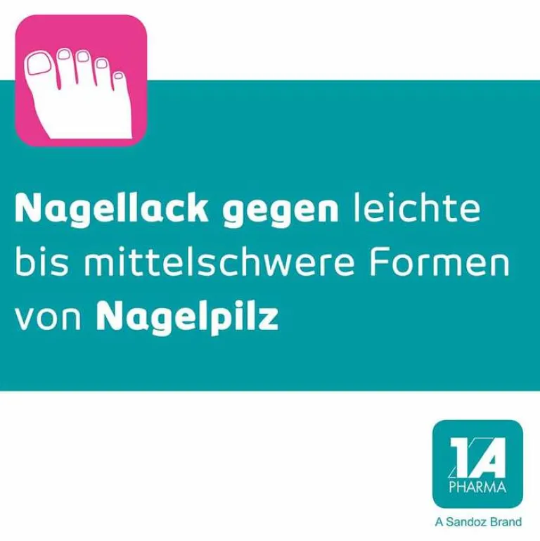 1A Pharma Nagelpilz Lack-Terbinafin- Nagellack gegen Nagelpilz, 3.3 ml
