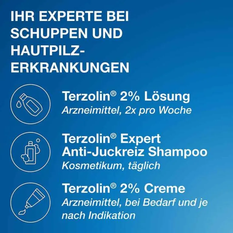 Terzolin Anti Schuppen Shampoo-® 2 % Lösung, 100 ml