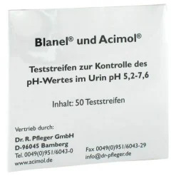 Urinteststreifen-Teststreifenheft z.Bestimmung d.Urin ph Wertes, 50 St