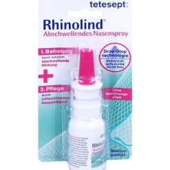 Tetesept Nasenspray Kinder|Schnupfen & Nasennebenhöhlen-Rhinolind Abschwellendes Nasenspray, 20 ml