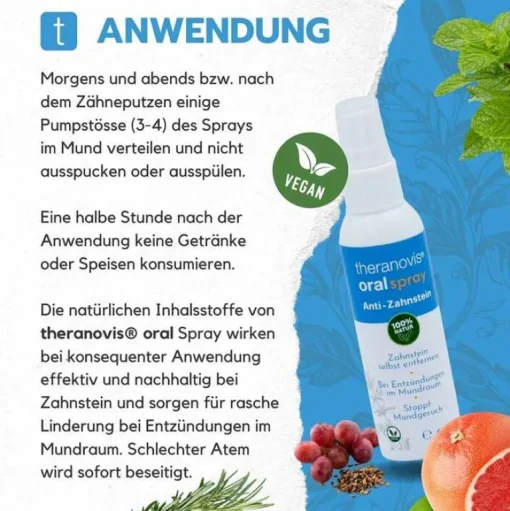 Theranovis oral Zahnstein Spray, 65 ml- Mundpflege