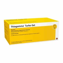 Thiogamma Turbo Set Injektionsflaschen, 5X50 ml- Medikamente|Alpha Liponsäure