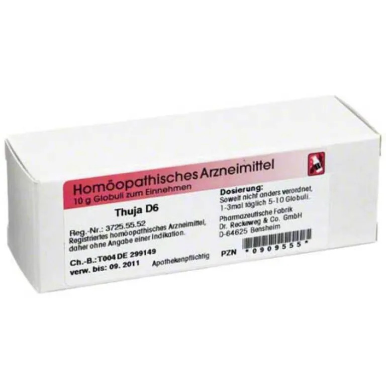 Thuja D 6 Globuli, 10 g^Dr. Reckeweg Discount