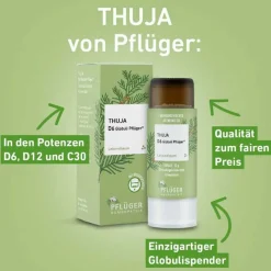 Pflüger T-Thuja D12 Globuli Dosierspender, 10 g