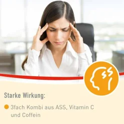 Togal Zahnschmerztabletten|Kopfschmerztabletten-® Kopfschmerz-Brause + Vitamin C, 20 St