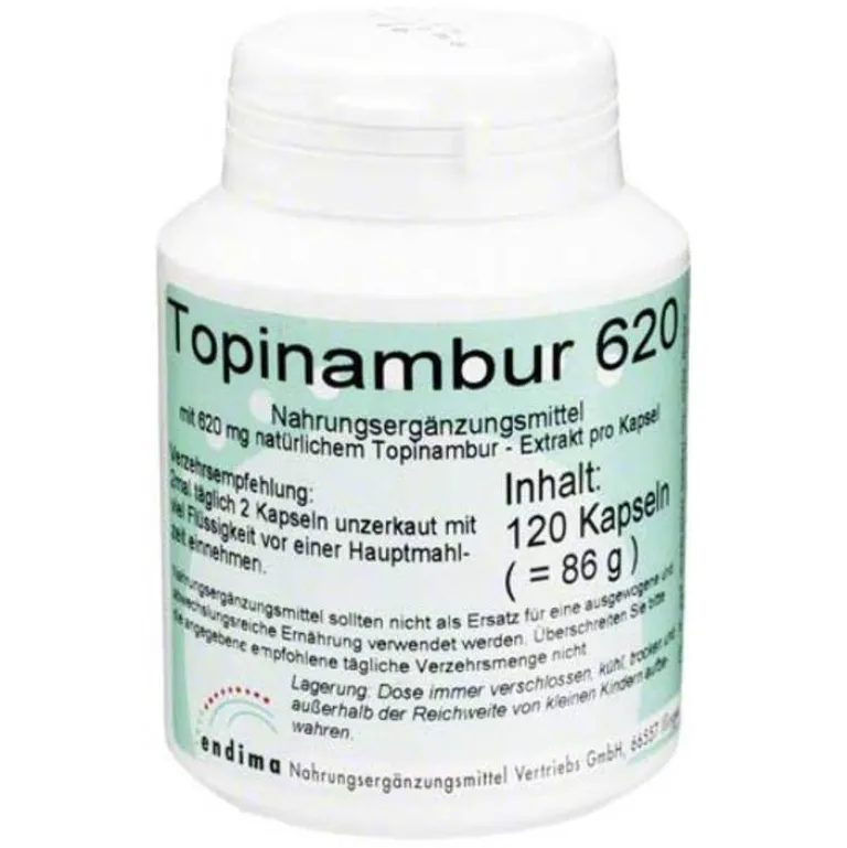 Endima Topinambur 620 Kapseln, 120 St- Abnehmtabletten