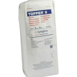 Topper Sterile Kompressen-8 Kompresse unsteril 5x5 cm, 100 St