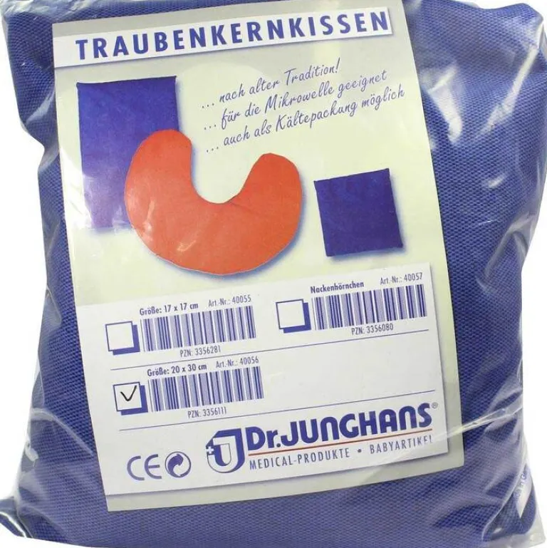 Dr. Junghans Wärme- Und Körnerkissen-Traubenkern Kissen 20x30cm, 1 St
