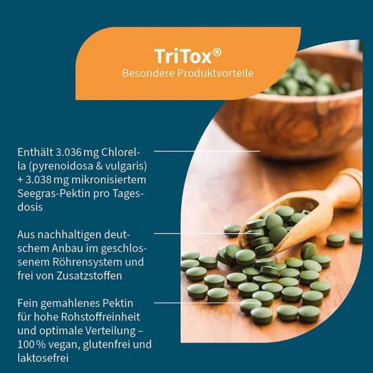 Natugena Chlorella-Tritox Presslinge, 450 St