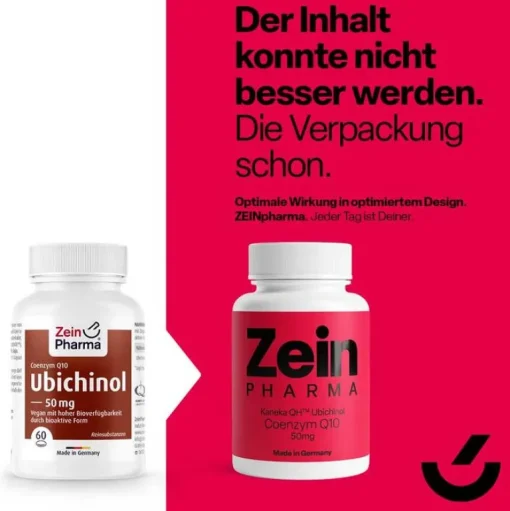 Ubichinol Coq 10 Kapseln 50 mg, 60 St^Zein Pharma Online