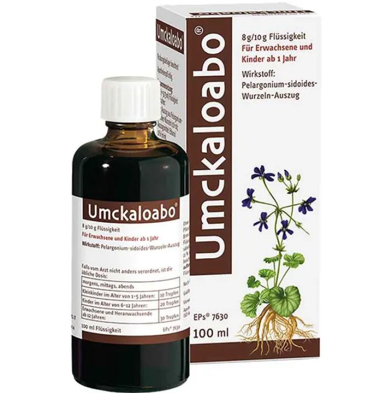 Umckaloabo Hustenlöser|Abwehrsteigerung-Tropfen, 100 ml